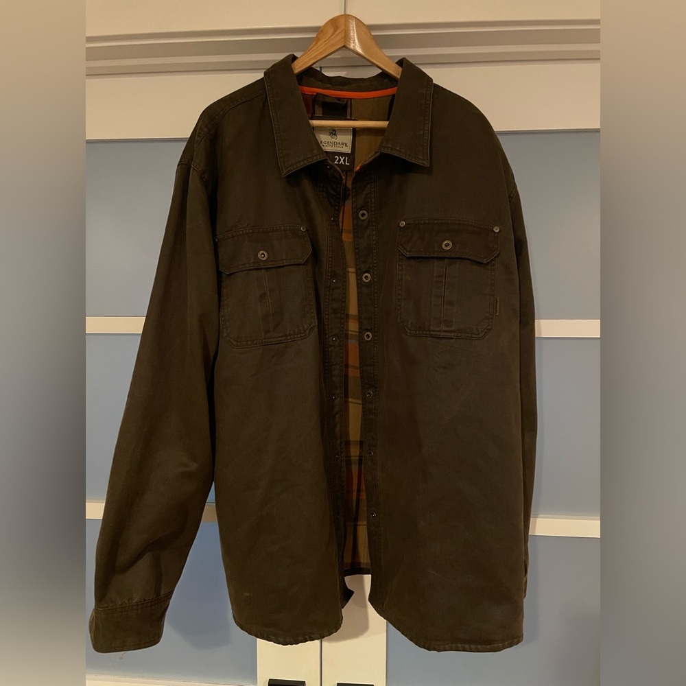 Men’s pleather button up